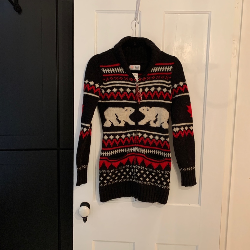 Hudson Bay Wool Sweater Jacket XS